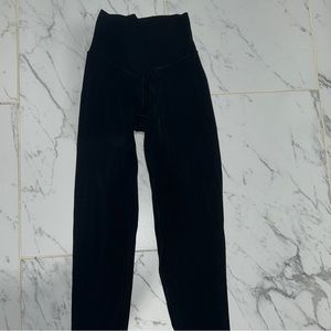 Aerie Crossover Black Leggings Size: XXS